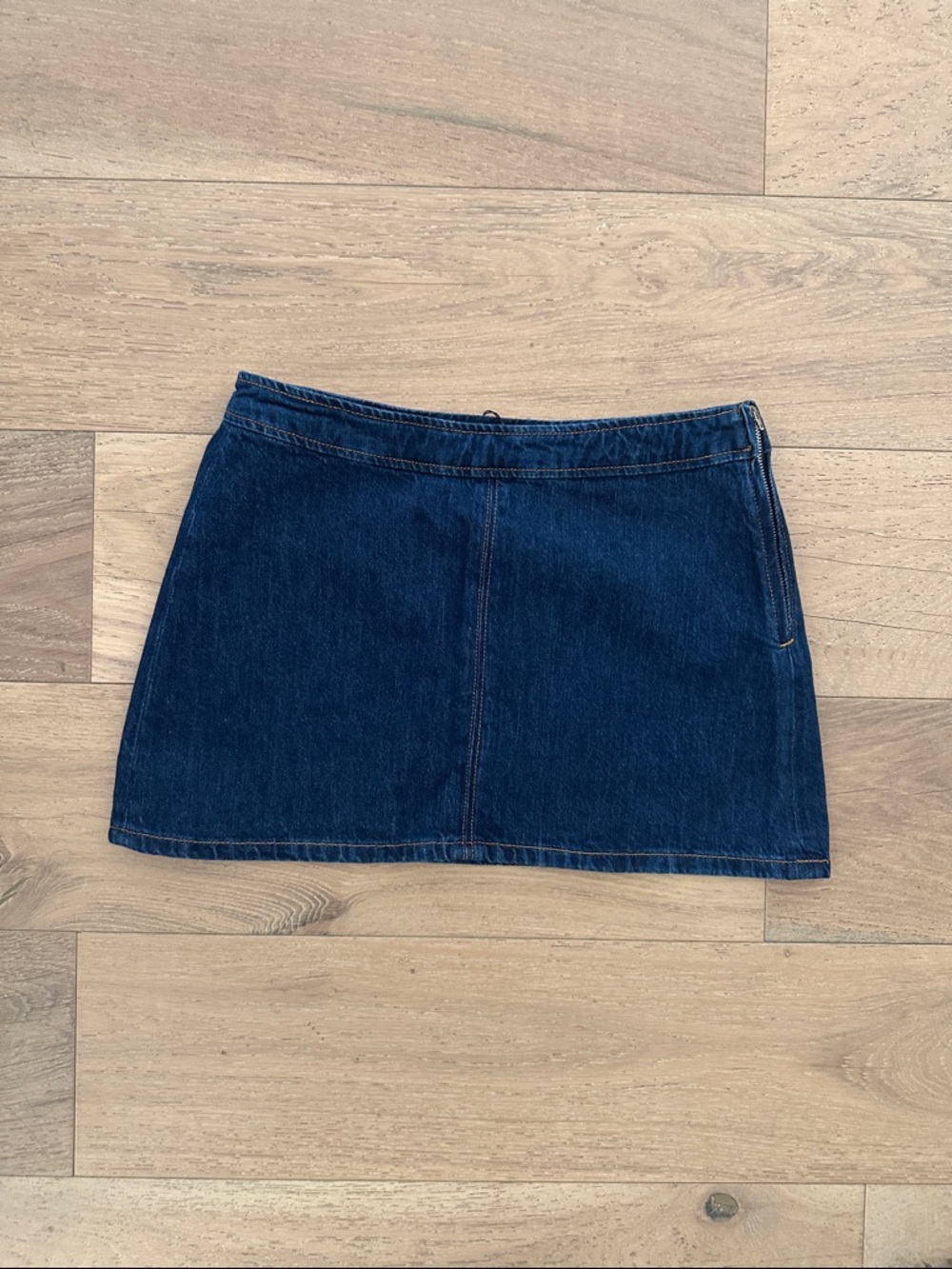 Zara Dark Blue Denim Mini Skirt